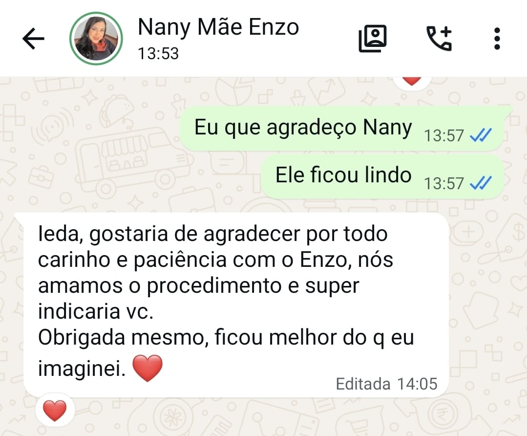 Depoimento de Nany, mãe do Enzo
